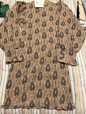 Antik Batik Animal Mini Dress in Multicolor Size S